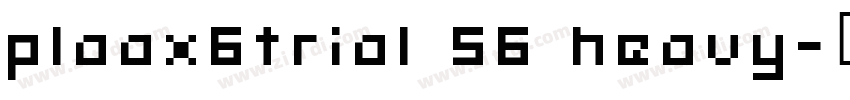 plaax6trial 56 heavy字体转换